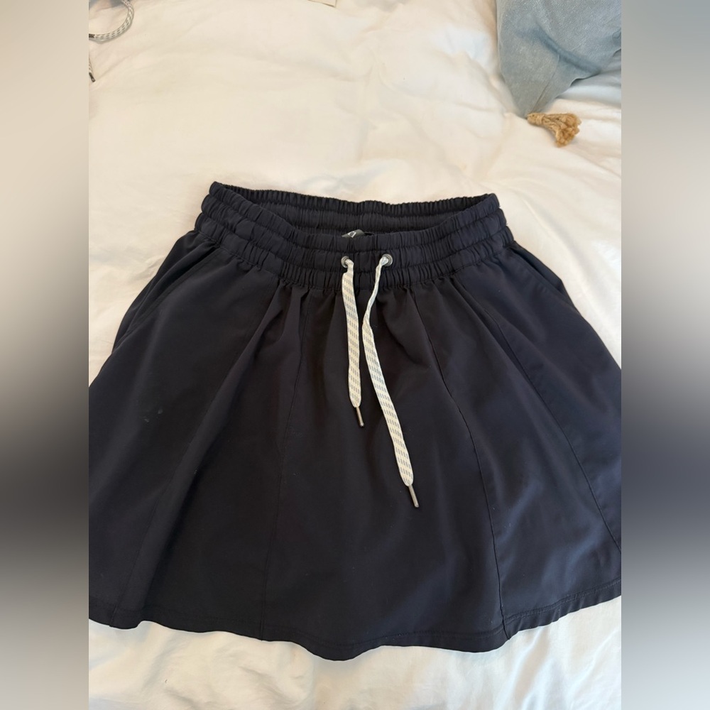 Vuori Black Athletic Skirt